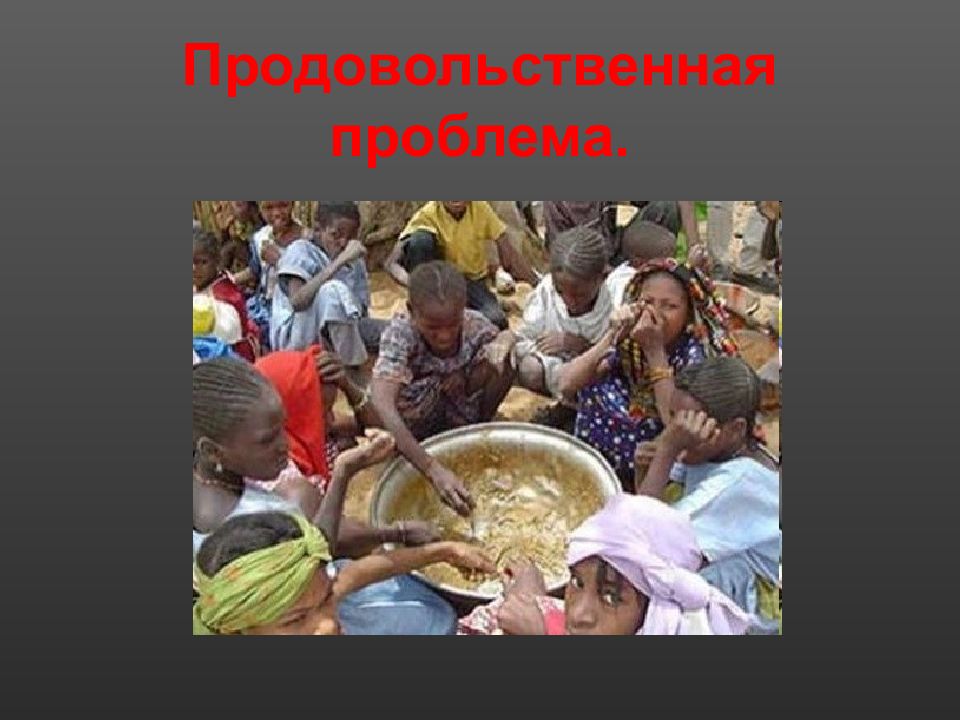 Продовольственная проблема.