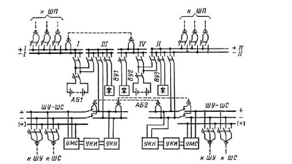 Принципиальные схемы распределительных устройств подстанций. Схема постоянного оперативного тока на подстанции. Схема щита постоянного тока подстанции. Щит распределительный постоянного тока схема. Схема щита постоянного тока подстанции 500 КИЛОВОЛЬТ.