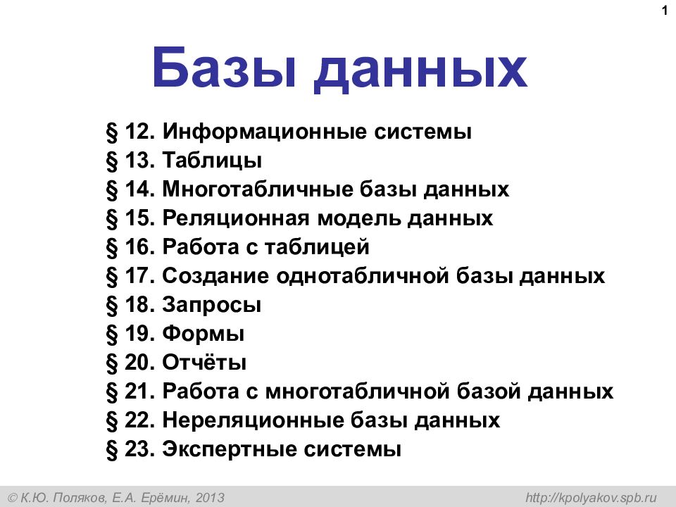 Доклад о базе. Многотабличные запросы SQL. Законы 12 таблиц презентация.