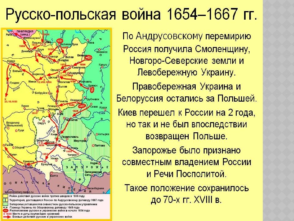 Карта украины 1654