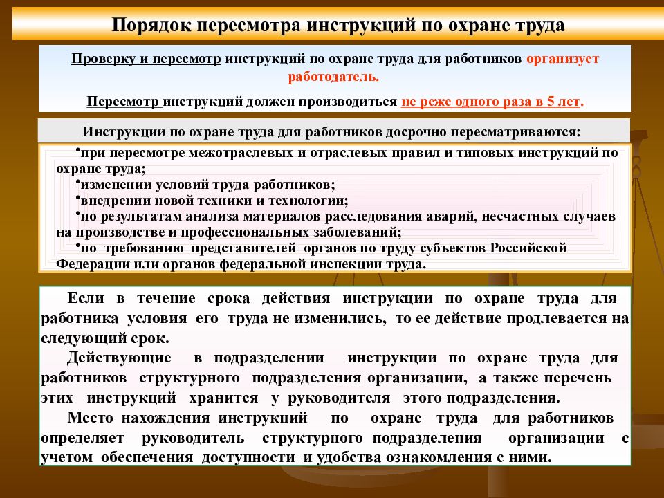 Действующая инструкция. Срок пересмотра инструкций по охране труда. На какой срок принимаются инструкции?. Сроки пересмотра инструкций по охране труда в организации. Пересмотр инструкций по охране труда.