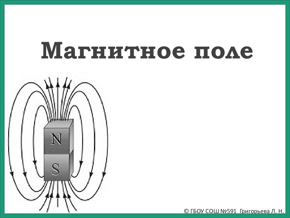 Магнитное поле