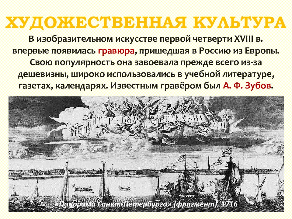 Презентация по истории россии 8 класс перемены в культуре россии в годы петровских реформ