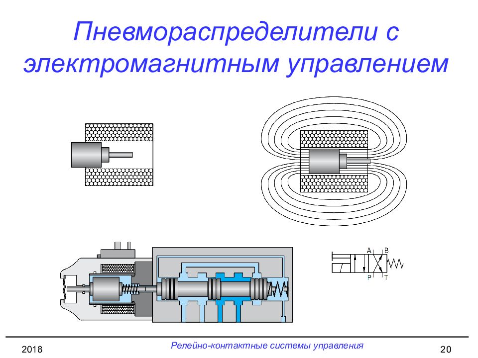 Схема подключения пневмораспределителя