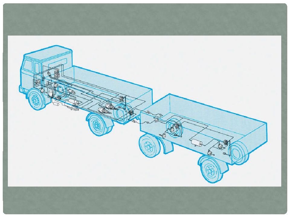 Тормозная система прицепа маз схема