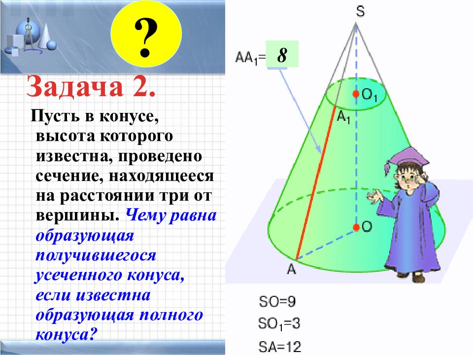 Конус презентация 9 класс геометрия атанасян