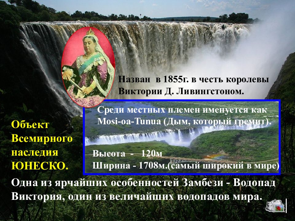 Презентация на тему водопад виктория