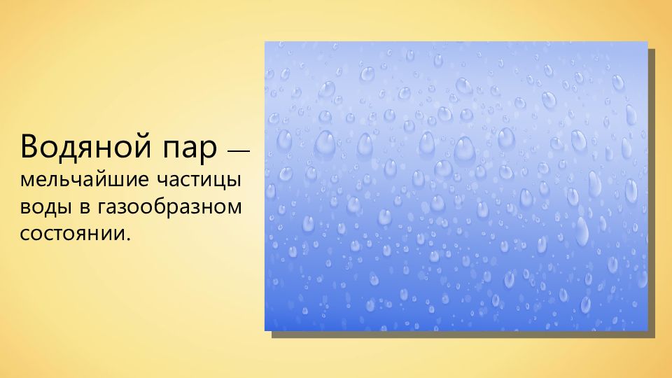 Вода в атмосфере презентация