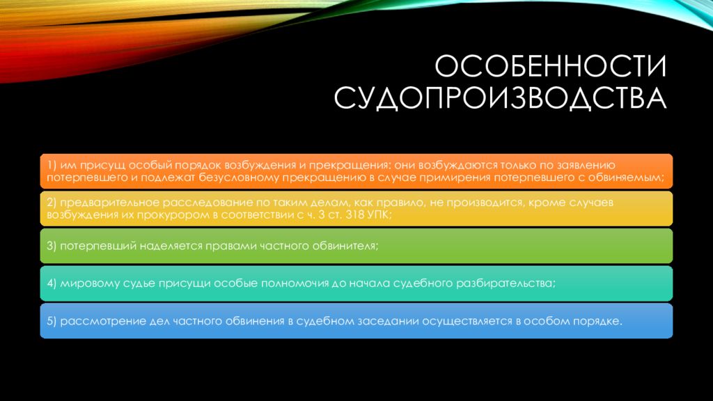 Производство по уголовным делам подсудным мировому судье презентация