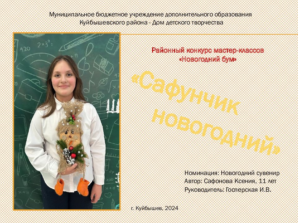 Муниципальное бюджетное учреждение дополнительного образования Куйбышевского