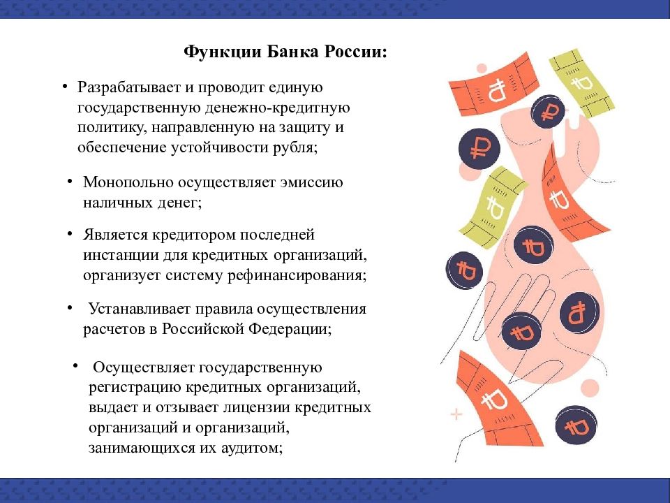 Денежно кредитная политика банка россии презентация