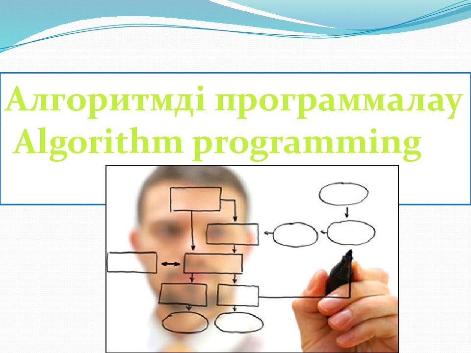 Алгоритмді программалау Algorithm programming