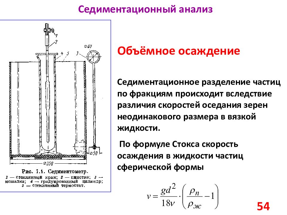 Седиментация суспензий. Седиментационный анализ. Формула Стокса седиментационный анализ. Седиментационный метод анализа. Седиментационный анализ суспензий.