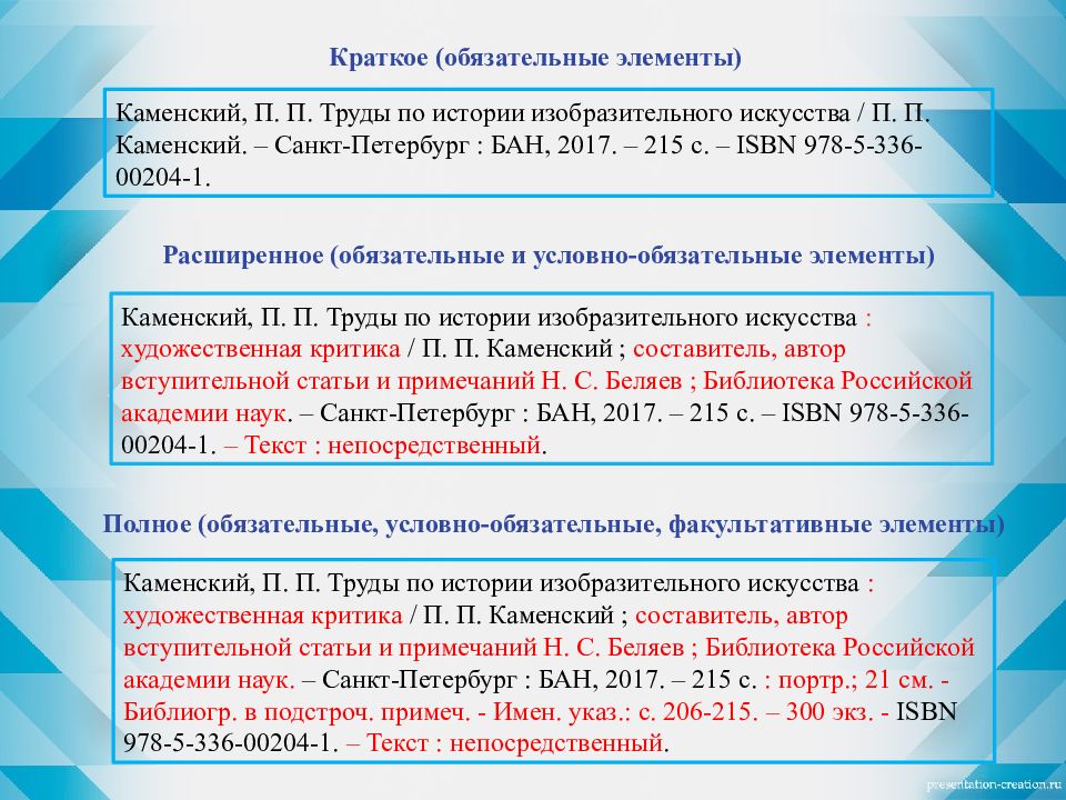 Список литературы гост 2018 образец