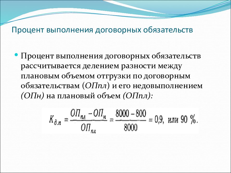 Анализ выполнения договорных обязательств плана продаж по объему и ассортименту