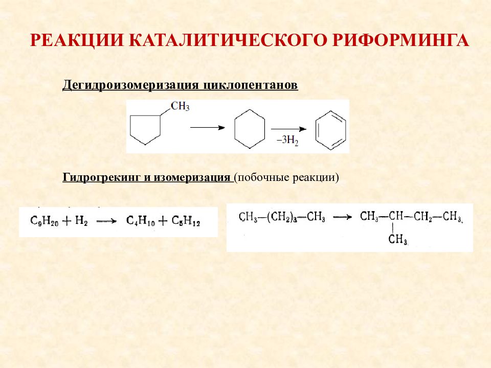 Каталитический риформинг презентация