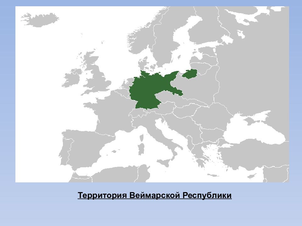 Карта германской империи с флагом