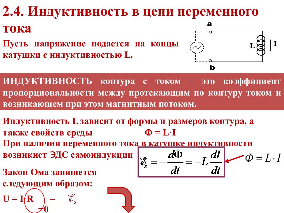 Электрические цепи переменного тока презентация