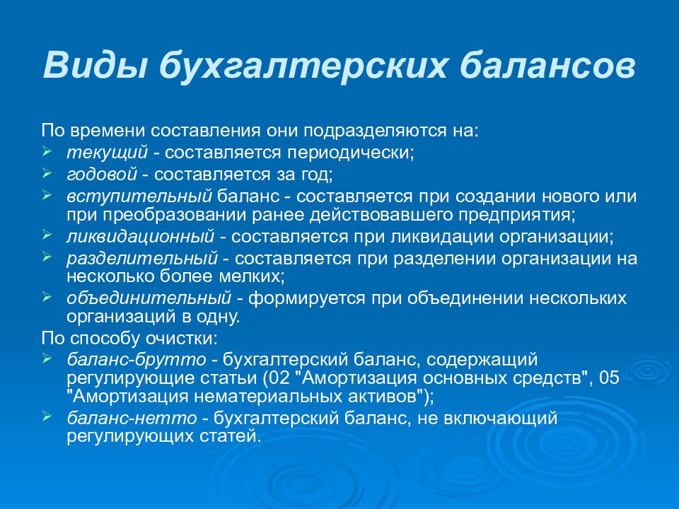 Время составления. Виды балансов. Виды бухгалтерского баланса. Виды баланса бухгалтерского учета. Виды бухгалтерского баланса кратко.