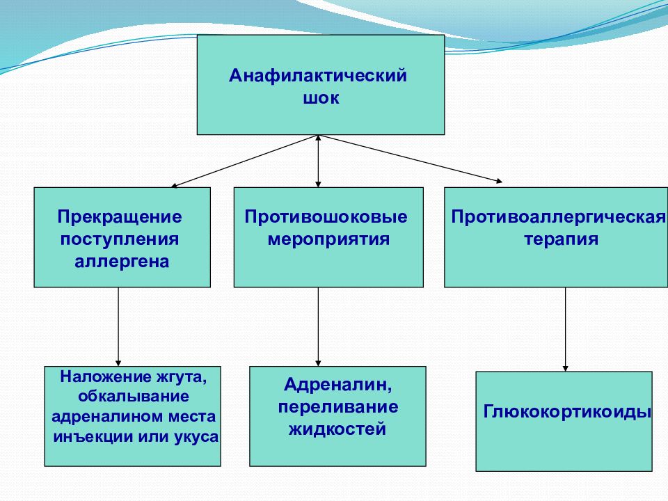 Анафилактический шок у детей презентация