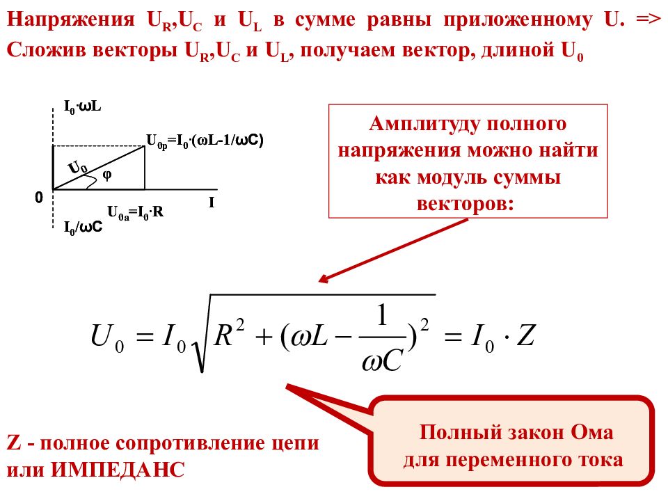 Действующее напряжение