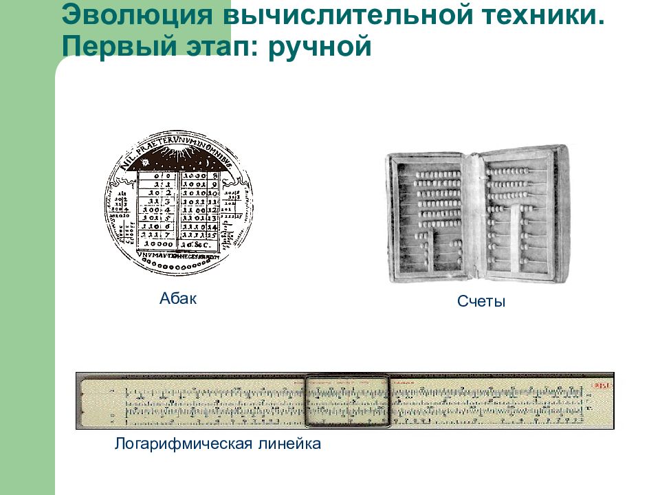 Ручной этап развития вычислительной техники картинки