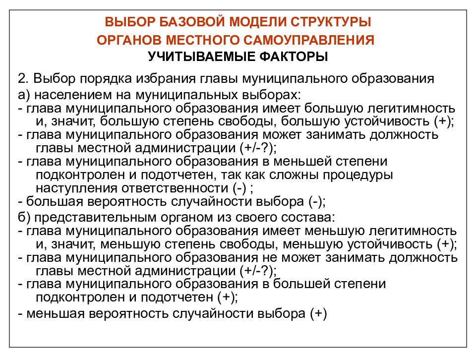 Право избирать в органы местного самоуправления. Выборы главы местного самоуправления. Модели структуры органов местного самоуправления. Порядок выборов главы муниципального образования. Порядок избрания органов местного самоуправления.