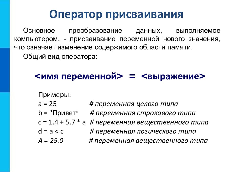1Общие сведения от языке Python