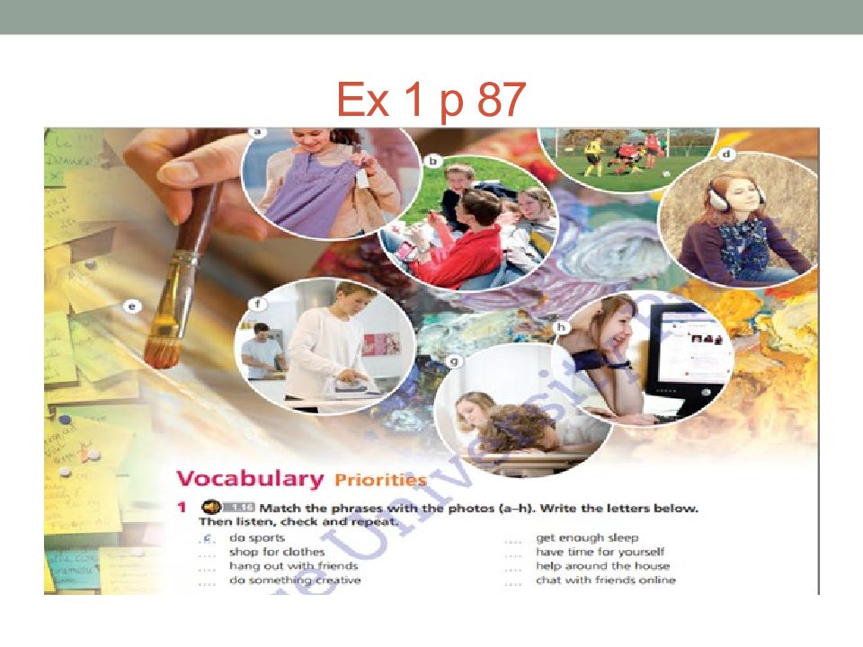 Healthy Habits 8 класс. Ex:6 p 87 5 Grade. Healthy Habits Vocabulary. Ex Habit.