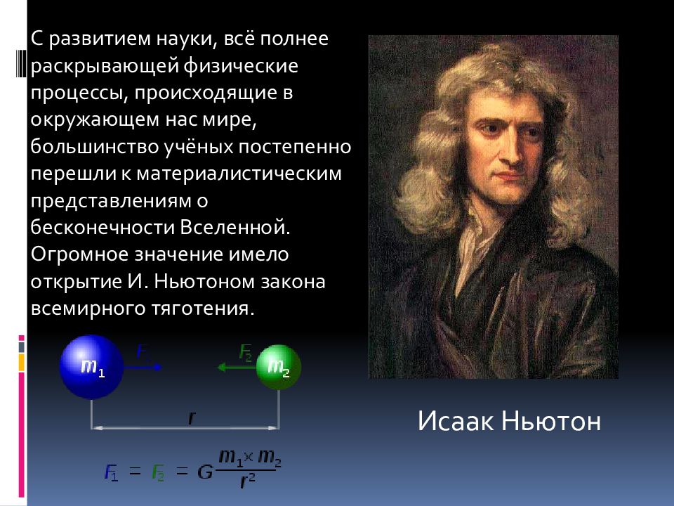 Конечность и бесконечность вселенной презентация по астрономии