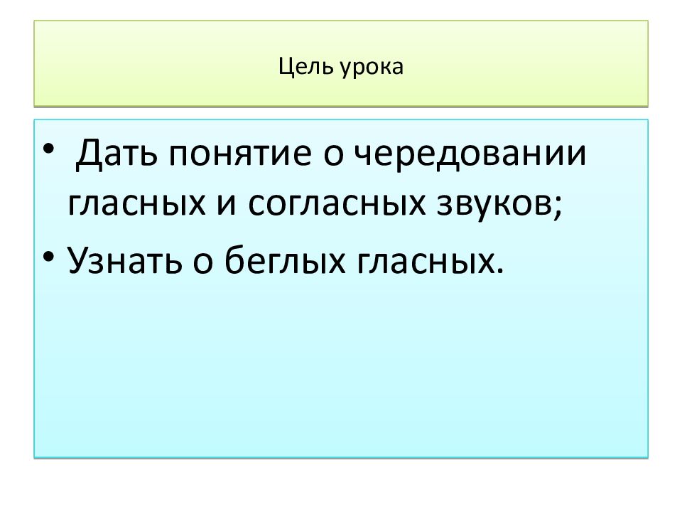 Беглые гласные 5 класс презентация