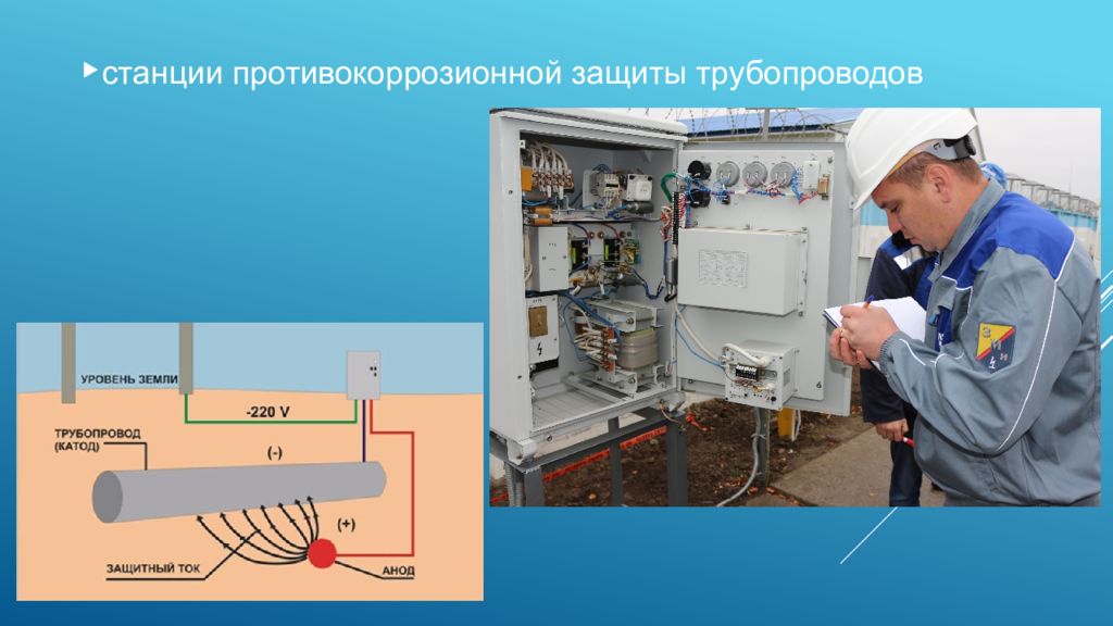 Работа охрана газопровода