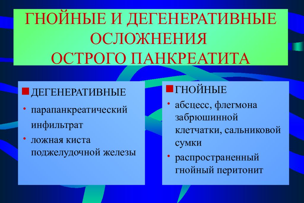 Острый панкреатит лекция презентация