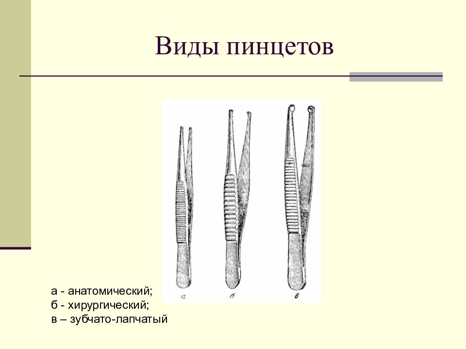 Хирургический пинцет картинка