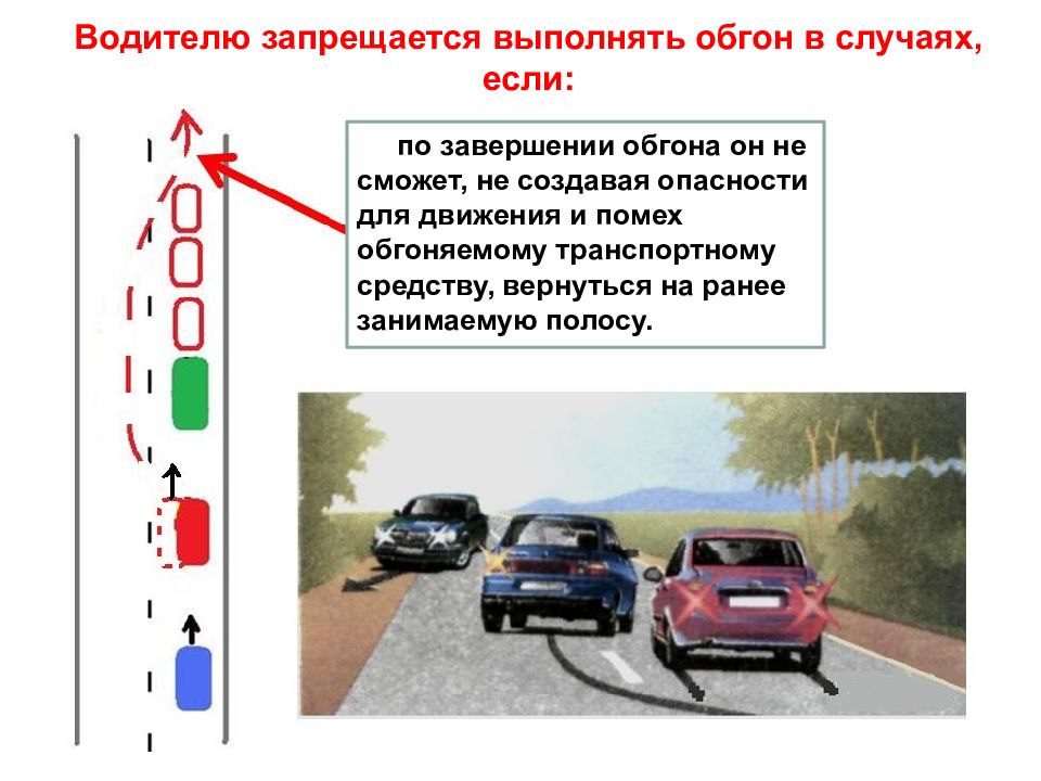 Обгон опережение встречный разъезд пдд презентация