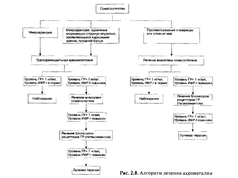 Акромегалия и гигантизм патофизиология презентация