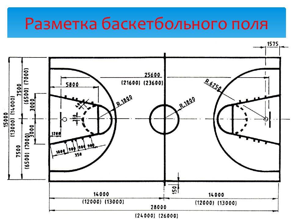 Презентация на тему баскетбольная площадка