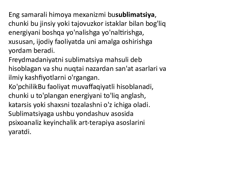 SHAXSIYAT NAZARIYALARI xorijiy