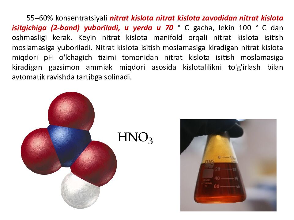 MAVZU: AMMONIY SELITRA OLINISHI XOSSALARI VA AHAMIYATI