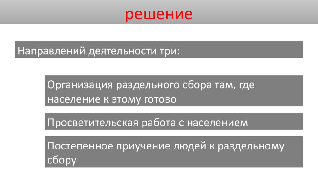 Направление решения. Презентация Митино.