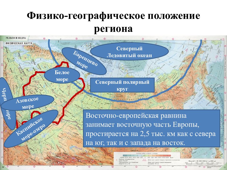 Восточный расположена низменность