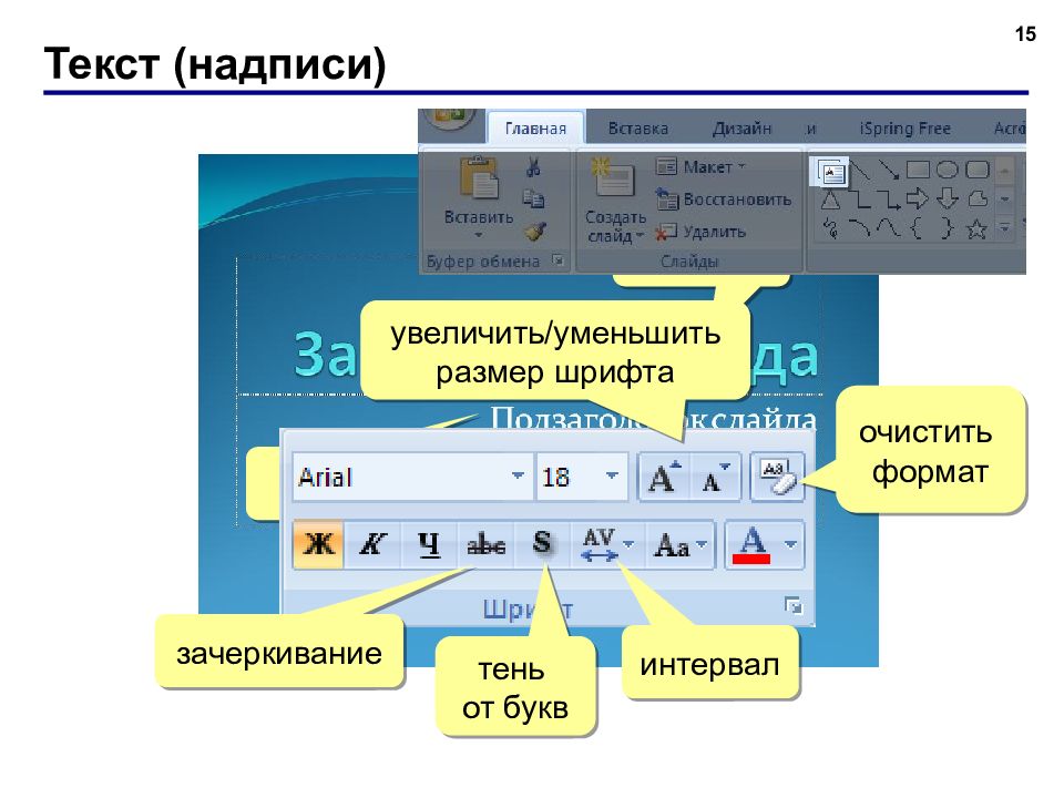 Как изменить шрифт всей презентации powerpoint