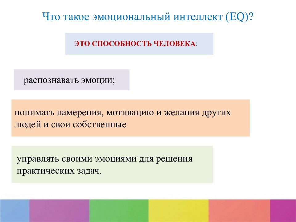 Эмоциональный интеллект воспитателя