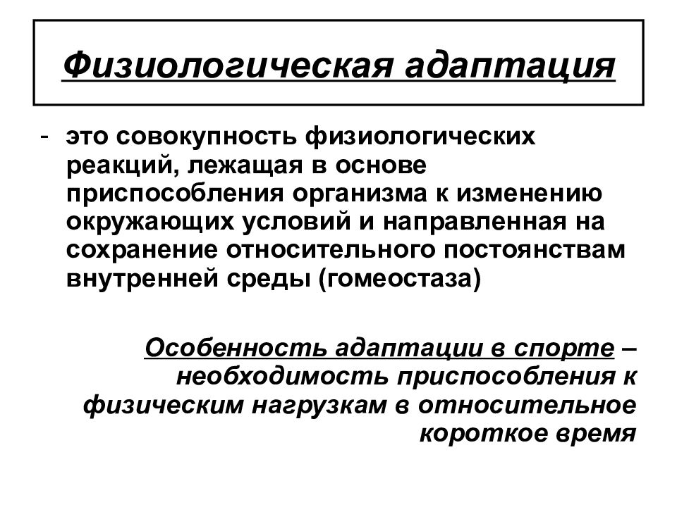 Адаптация к физическим упражнениям на разных возрастных этапах презентация