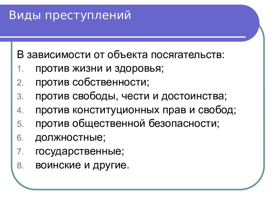 Презентация уголовное право преступление