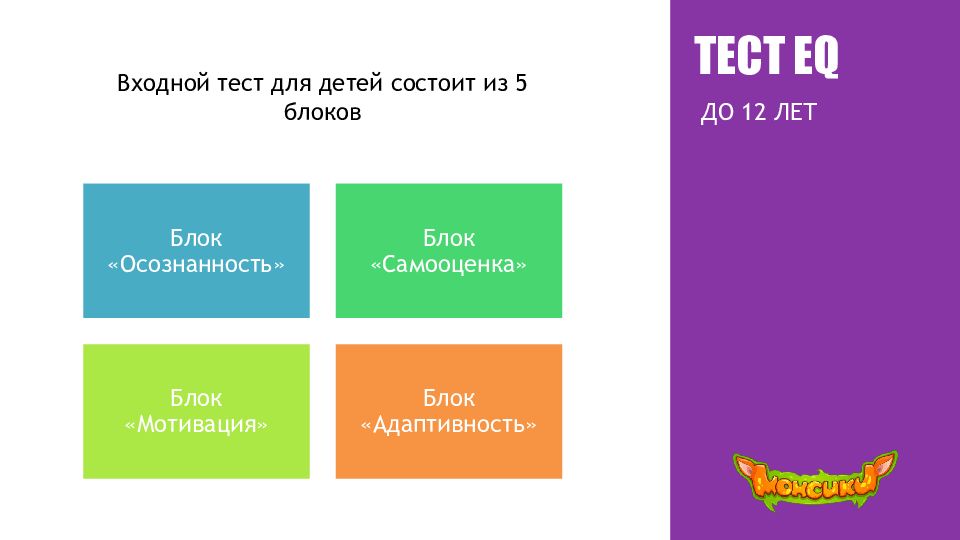 Входящий тест. Тест блок. Тест по блоку. Мотивационные блоки UX.