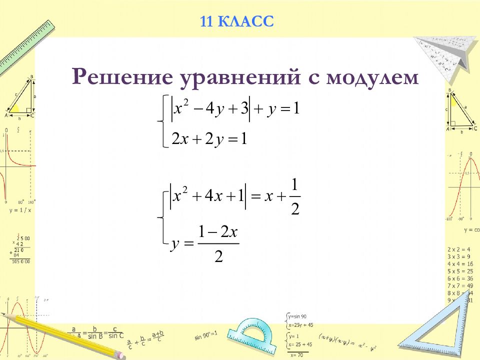 Модуль 11 класс. Решение уравнений с модулем 11 класс. Уравнения с модулем 11 класс. Решение уравнений с модулем 6 класс. Сложные уравнения с модулем 6 класс.