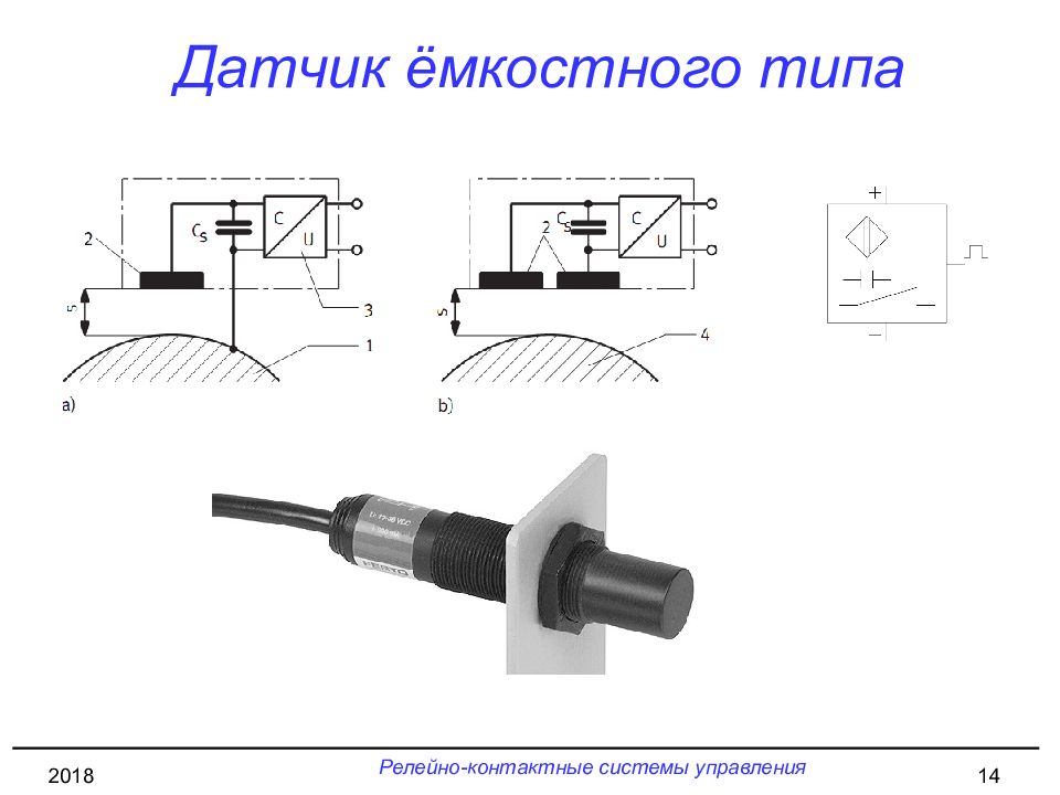 Емкостные датчики презентация