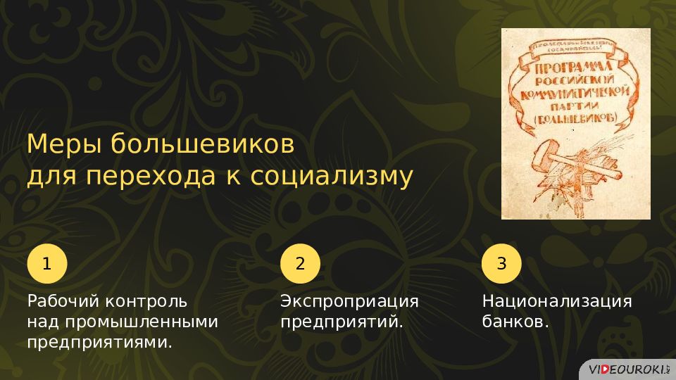 Экономическая политика советской власти военный коммунизм презентация