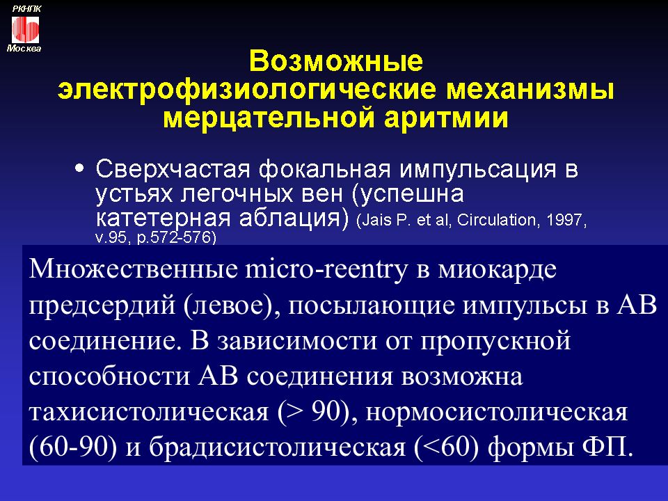 Карта вызова смп фибрилляция предсердий тахисистолическая форма